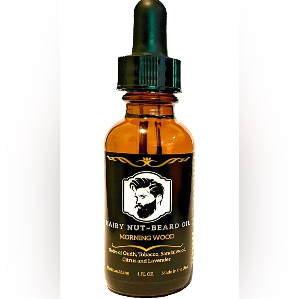 Hairy Nut Beard Oil, Morning Wood scent, 1 oz